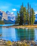 Maligne Lake i Jasper National Park